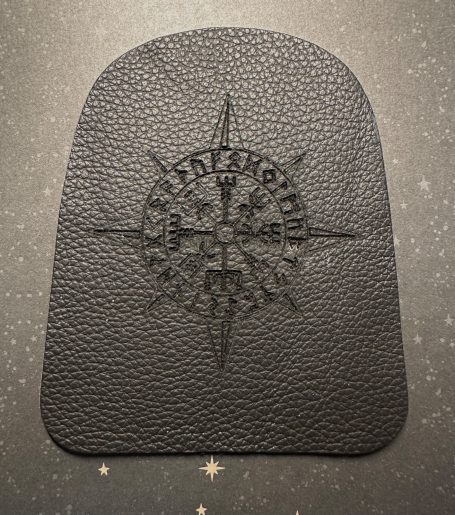 Lederpatch für Motorradtank